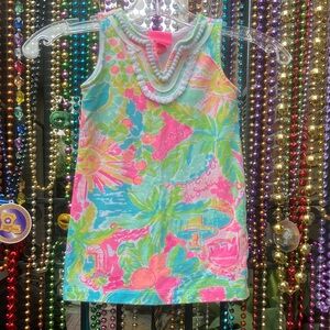 Lilly Pulitzer Bright Pink, Aqua & Lime Tropical Tank